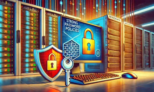 Implementing Strong Password Policies and Configuring Windows Firewall