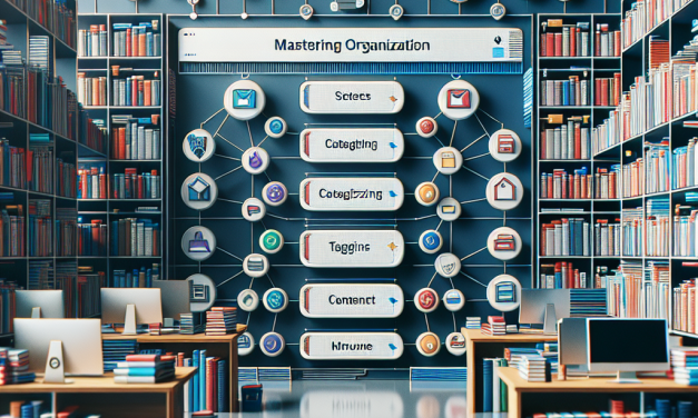 Mastering Organization: Effective Strategies for Categorizing and Tagging Content