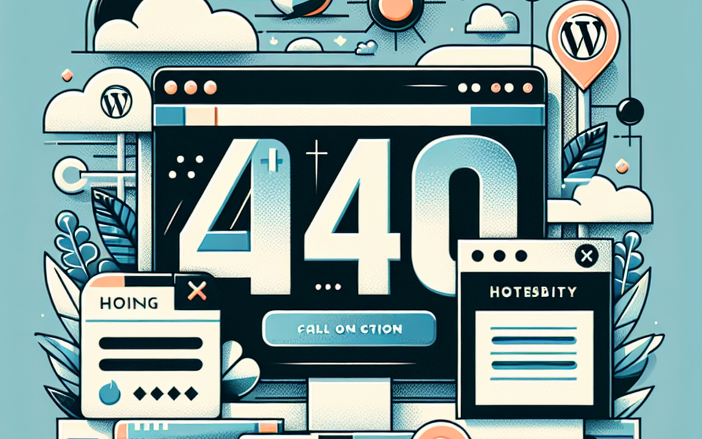 Designing an Engaging 404 Error Page for Your WordPress Site