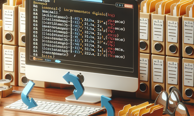 Incremental Backups with Rsync: A Comprehensive Guide