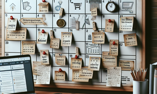 Mastering Your Blogging Strategy: Creating an Effective Content Calendar