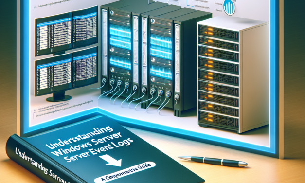 Understanding Windows Server Event Logs: A Comprehensive Guide