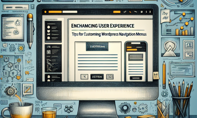 Enhancing User Experience: Tips for Customizing WordPress Navigation Menus