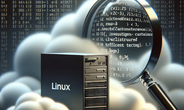 Effective Techniques for Monitoring Container Logs in Linux Servers
