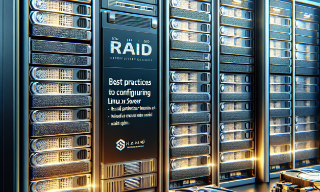 Best Practices for Configuring Hardware RAID on Linux Servers