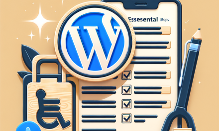 Essential Steps to Ensure Your WordPress Site Meets ADA Compliance Standards