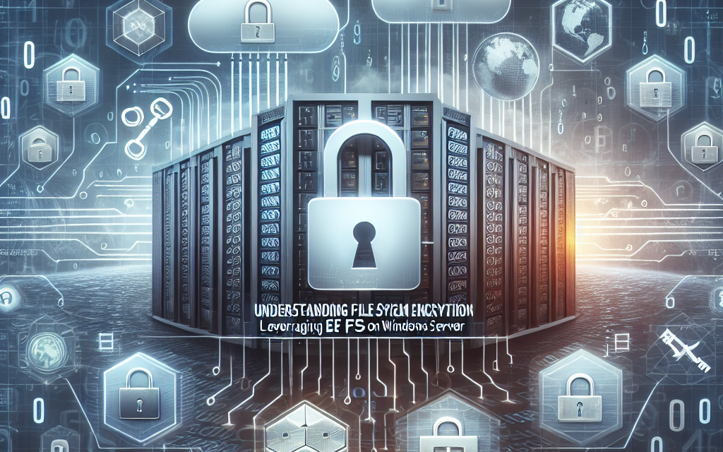Understanding File System Encryption: Leveraging EFS on Windows Server