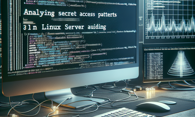 Analyzing Secret Access Patterns in Linux Server Auditing