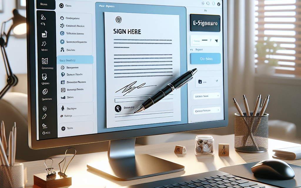 Streamlining Document Management: Integrating E-Signature Forms in WordPress