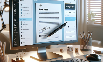Streamlining Document Management: Integrating E-Signature Forms in WordPress
