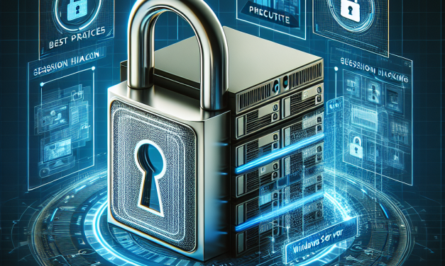 Best Practices for Preventing Windows Server Session Hijacking