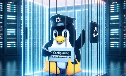 Configuring Core Dump Restrictions for Enhanced Security on Linux Servers
