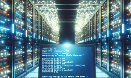 Configuring Secure SSH Idle Timeout on Linux Servers