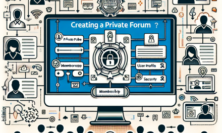 Creating a Private Forum: A Step-by-Step Guide for Your Membership Site