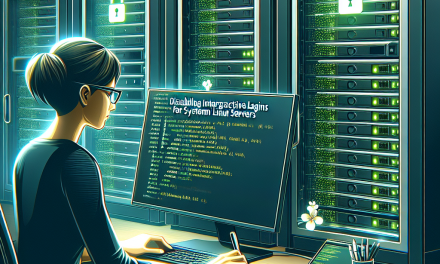 Disabling Interactive Logins for System Accounts on Linux Servers