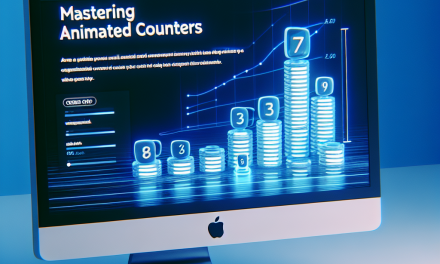 Mastering Animated Counters: A Step-by-Step Guide for WordPress