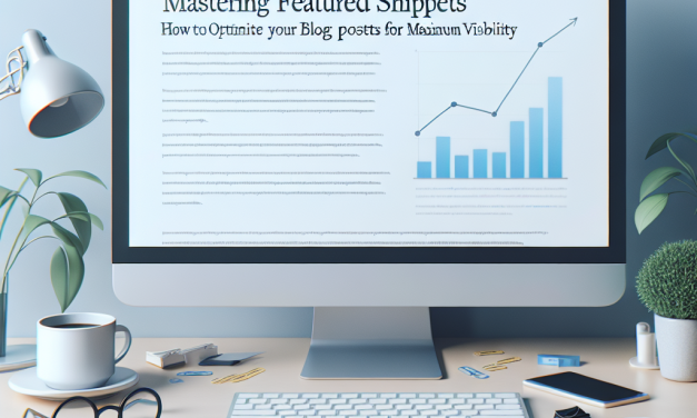 Mastering Featured Snippets: How to Optimize Your Blog Posts for Maximum Visibility