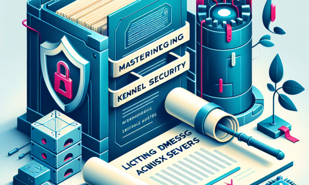Mastering Kernel Security: Limiting dmesg Access on Linux Servers