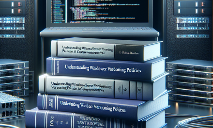 Understanding Windows Server Versioning Policies: A Comprehensive Guide
