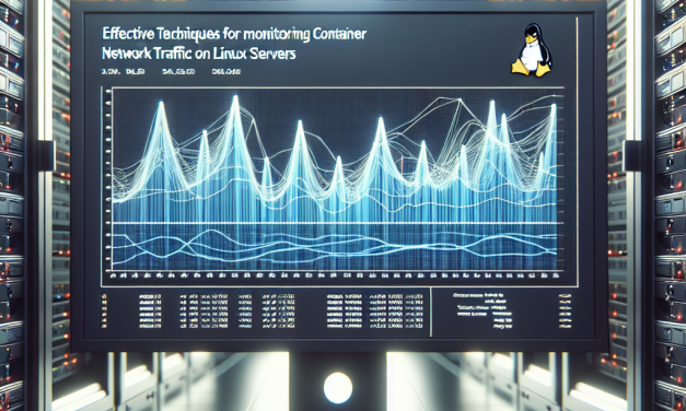 Effective Techniques for Monitoring Container Network Traffic on Linux Servers