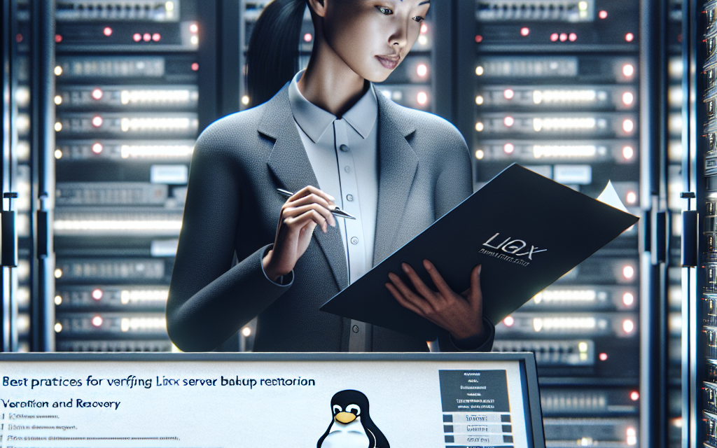 Best Practices for Verifying Linux Server Backup Restorations