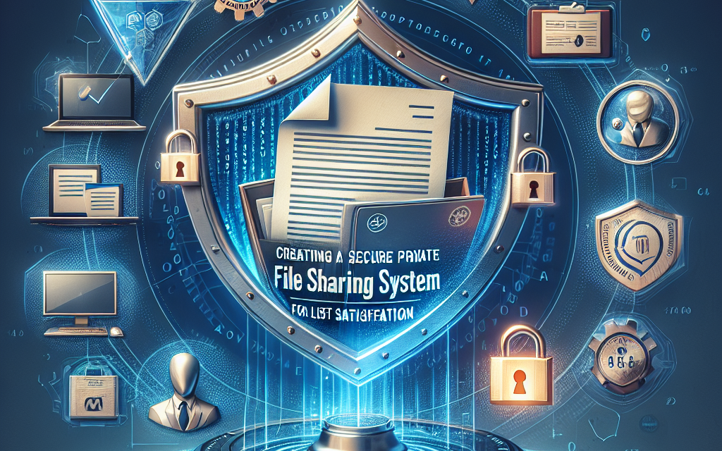 Creating a Secure Private File Sharing System for Client Satisfaction