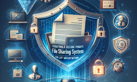 Creating a Secure Private File Sharing System for Client Satisfaction