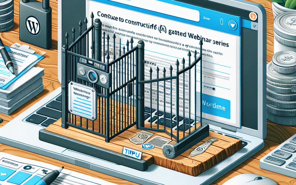Tips for Building a Successful Gated Webinar Series on WordPress