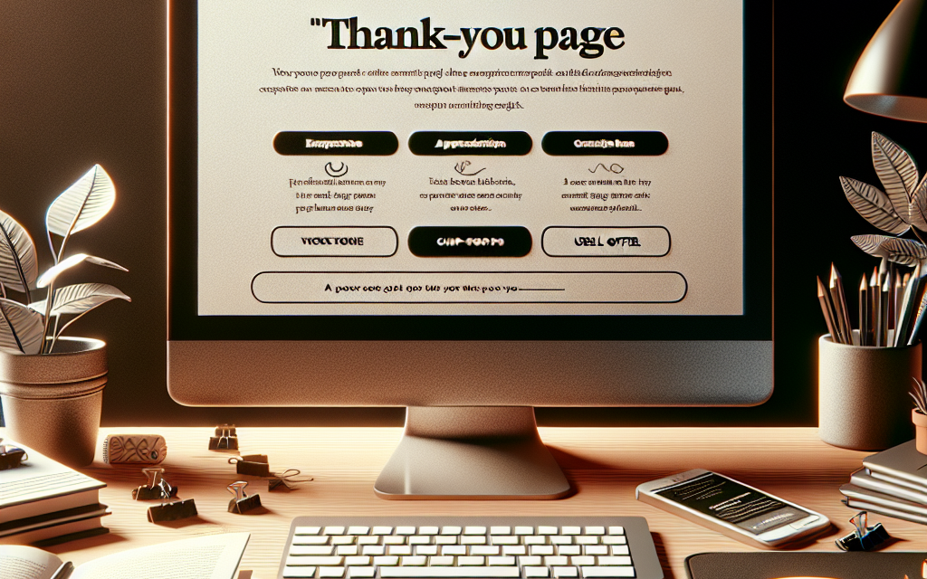 Designing Thank-You Pages That Convert: A Comprehensive Guide