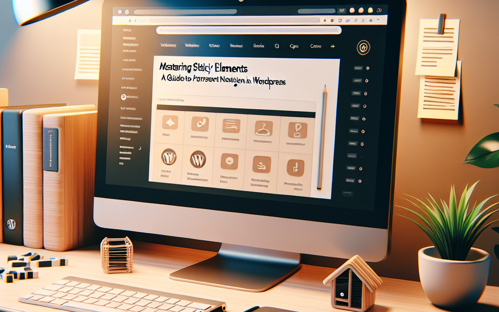 Mastering Sticky Elements: A Guide to Persistent Navigation in WordPress