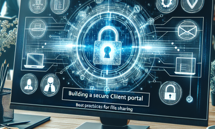 Building a Secure Client Portal: Best Practices for File Sharing