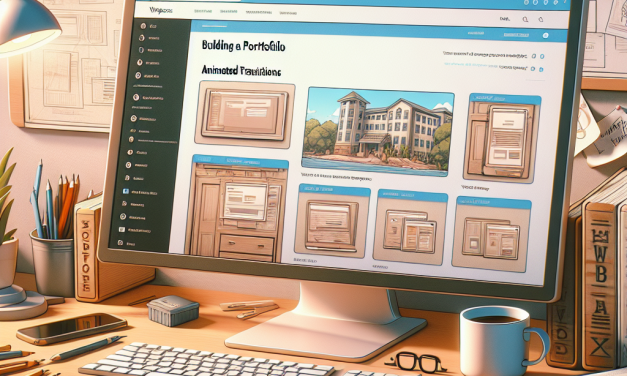 Crafting a Stunning Portfolio: Step-by-Step Guide to Animated Transitions in WordPress