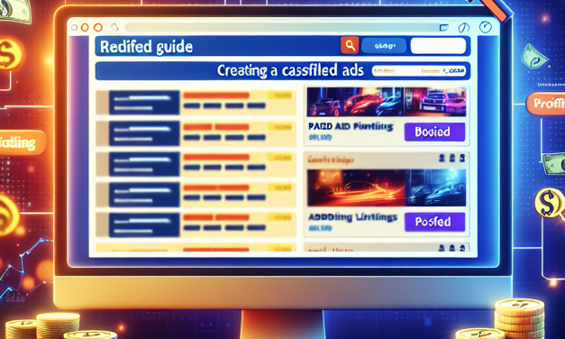 Step-by-Step Guide to Creating a Profitable Classified Ads Website with Paid Listings