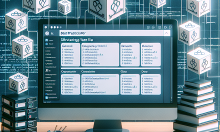 Best Practices for Structuring Kubernetes YAML Files