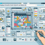 Designing an Interactive Events Calendar for Your WordPress Site