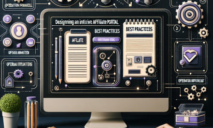 Designing an Intuitive Affiliate Portal: Best Practices and Tips