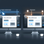 The Benefits of Sticky Headers for Enhanced User Experience