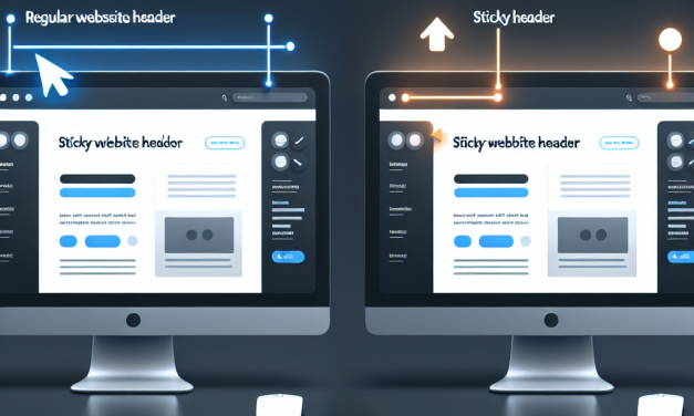 The Benefits of Sticky Headers for Enhanced User Experience