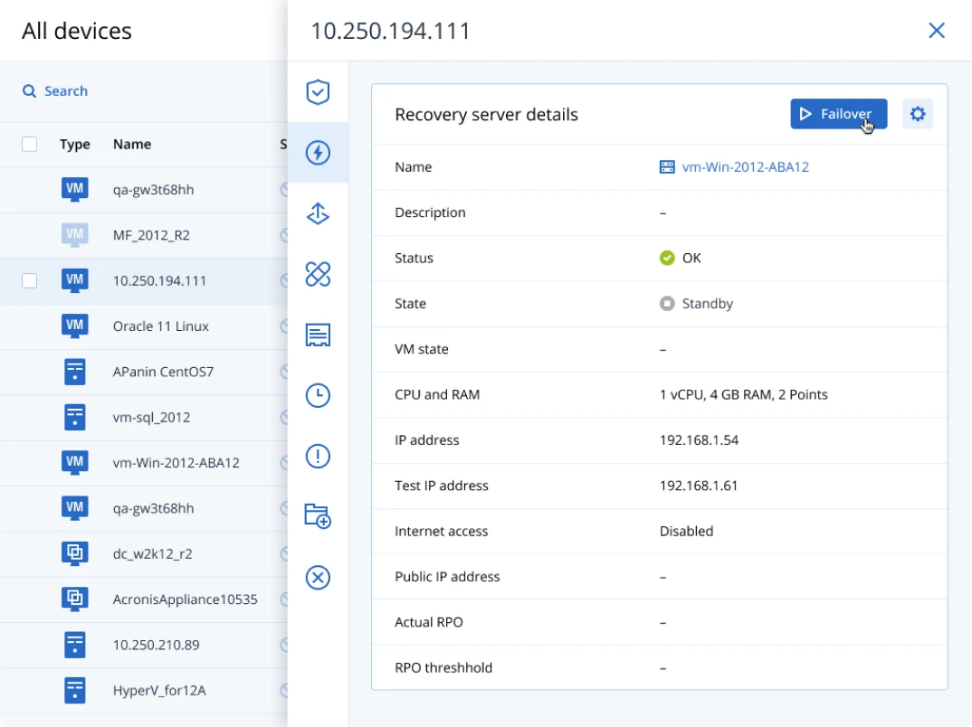 Backup and Disaster Recovery Saudi Arabia | Disaster Recovery | WafaTech - Fast recovery