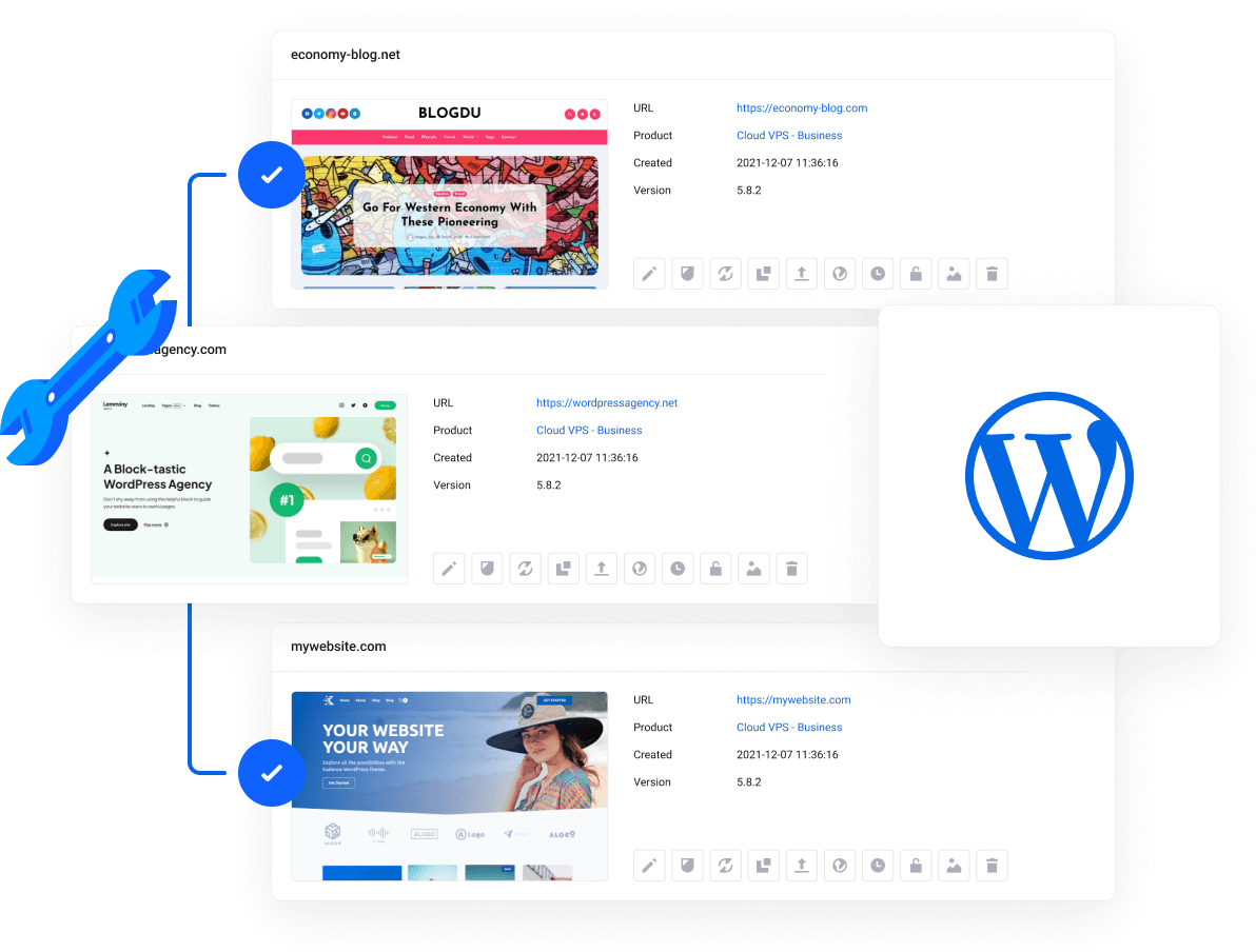 Managed WordPress Hosting | NextGen WordPress hosting | WafaTech - Comprehensive WordPress Dashboard