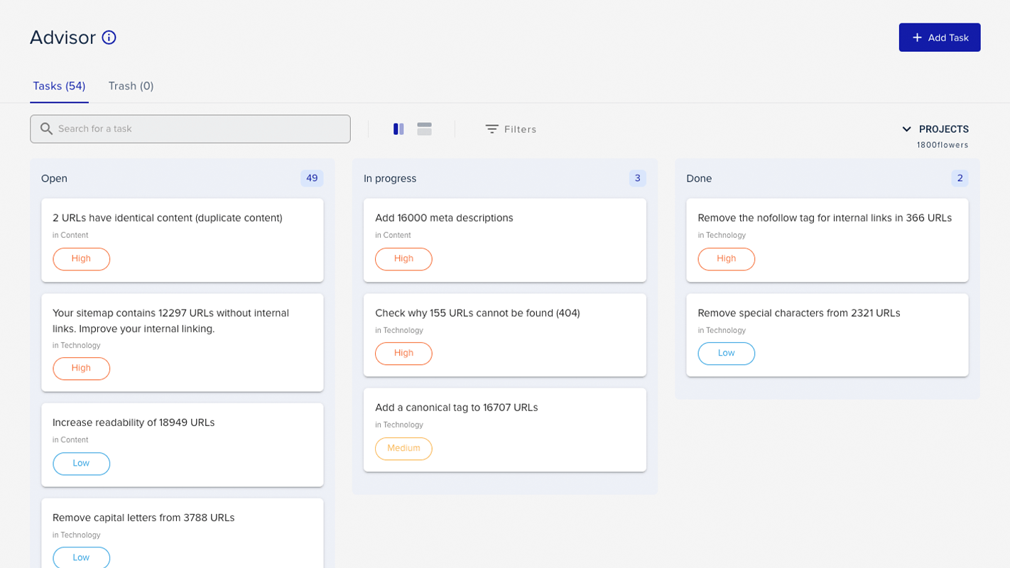 XOVI NOW SEO Tools | Comprehensive SEO Analysis - WafaTech - SEO Advisor
